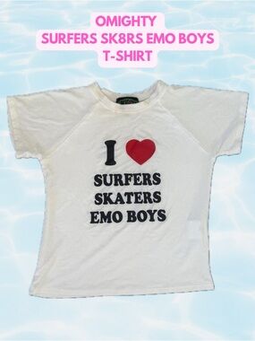 Omighty SURFERS SK8RS EMO BOYS T-Shirt